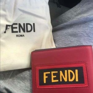 Fendi HOPE Red Men’s Wallet